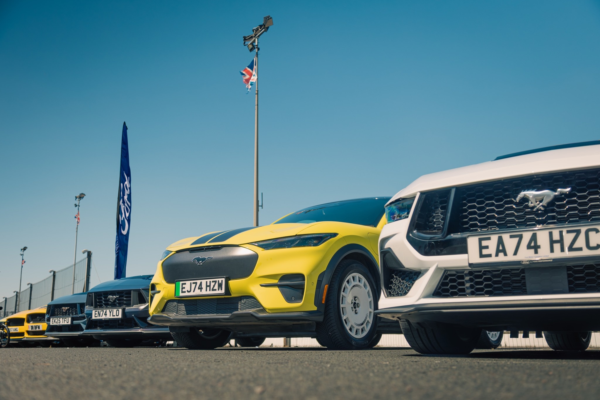 One of the vehicles to attract the interest of enthusiasts, the Mustang Mach-E Rally. License valid for earned editorial, press releases, press kits. All non-broadcast digital and online media Region: Global. This content is solely for editorial use and for providing individual users with information. Any storage in databases, or any distribution to third parties within the scope of commercial use, or for commercial use is permitted with written consent from Ford in Europe GmbH only. Photo credit: Tom Woodward